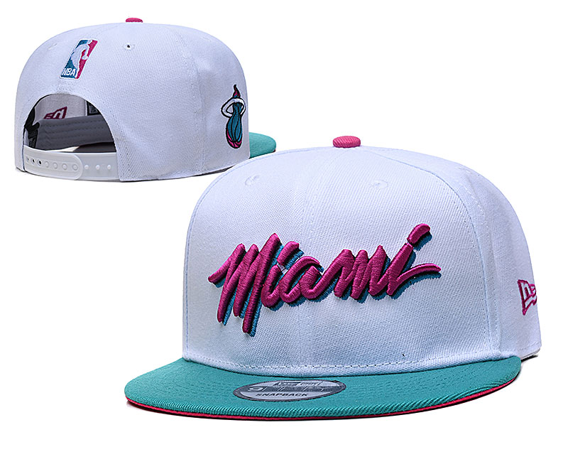 Cheap 2021 NBA Miami Heat Hat TX572